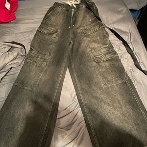 Rick Owen cargo pants baggy